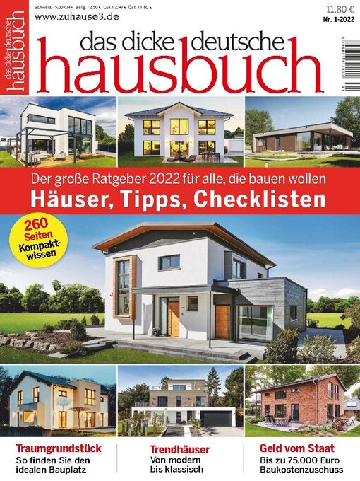 Title details for mein schönes zuhause°°° (das dicke deutsche hausbuch, smarte öko-häuser) by biz Verlag GmbH - Available
